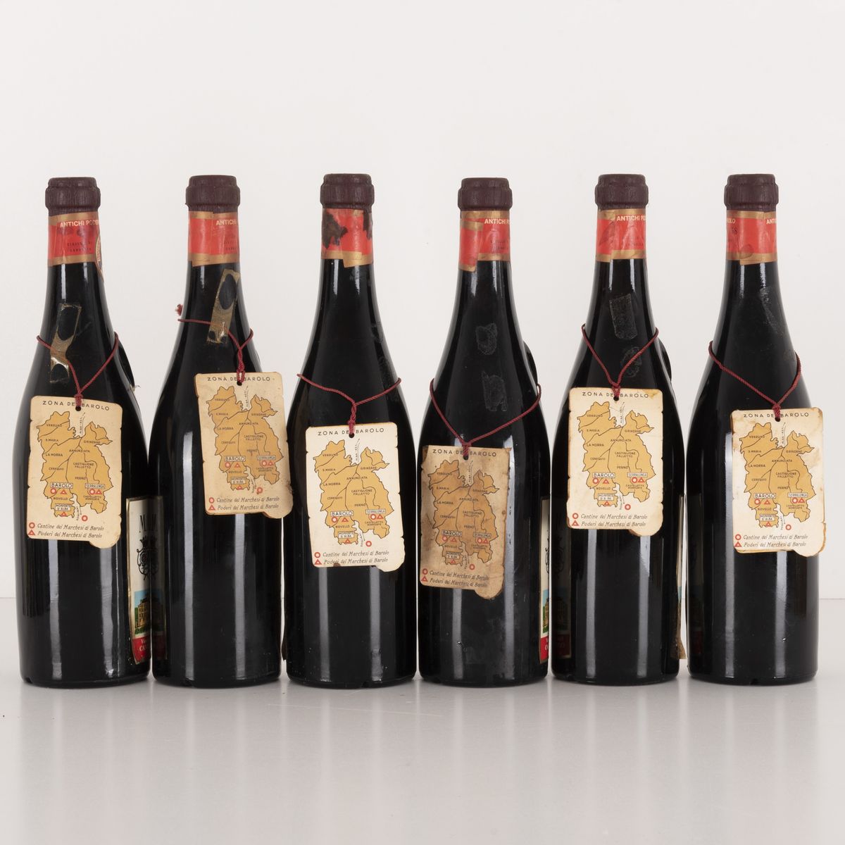 Lotto di 6 Bottiglie Barolo Cantine dei Marchesi di Barolo