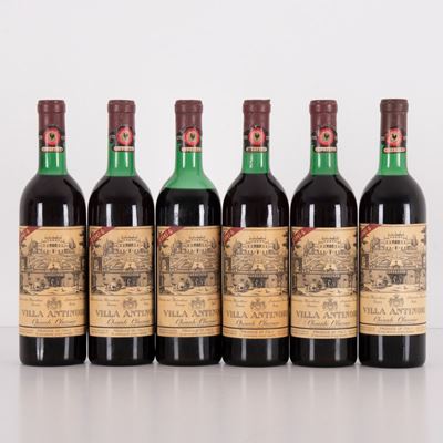 Lotto di 6 Bottiglie Chianti Villa Antinori