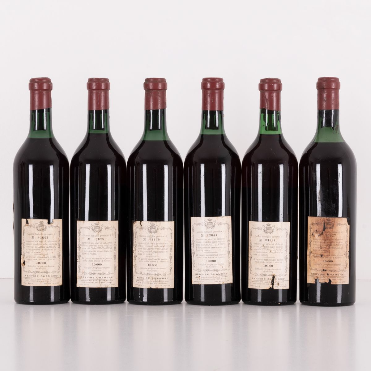 Lotto di 6 Bottiglie Chianti Riserva Villa Antinori