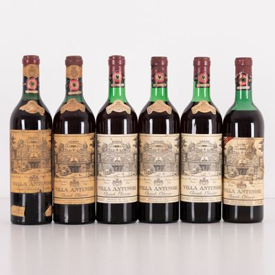 Lotto di 6 Bottiglie Chianti Villa Antinori