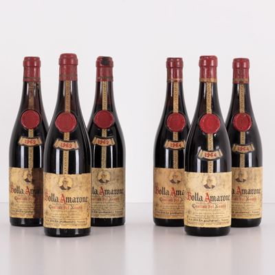Lotto di 6 Bottiglie Amarone della Valpolicella Bolla Cantina del Nonno