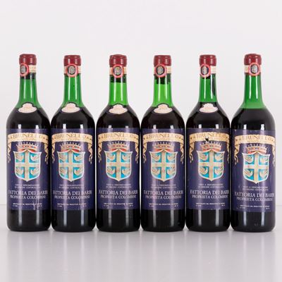 Lotto di 6 Bottiglie Brunello di Montalcino Fattoria dei Barbi