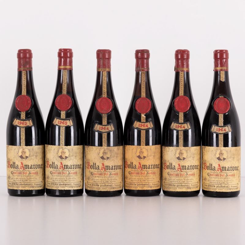 Lotto di 6 Bottiglie Amarone della Valpolicella Bolla Cantina del Nonno