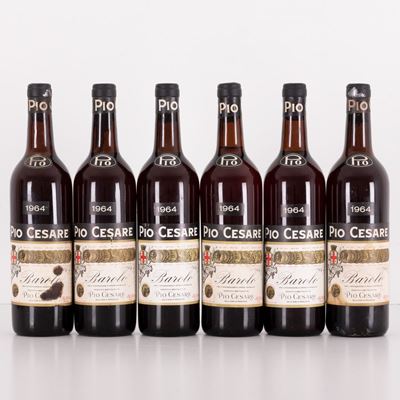Lotto di 6 Bottiglie Barolo Pio Cesare