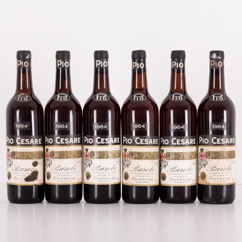 Lotto di 6 Bottiglie Barolo Pio Cesare