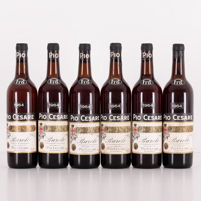 Lotto di 6 Bottiglie Barolo Pio Cesare
