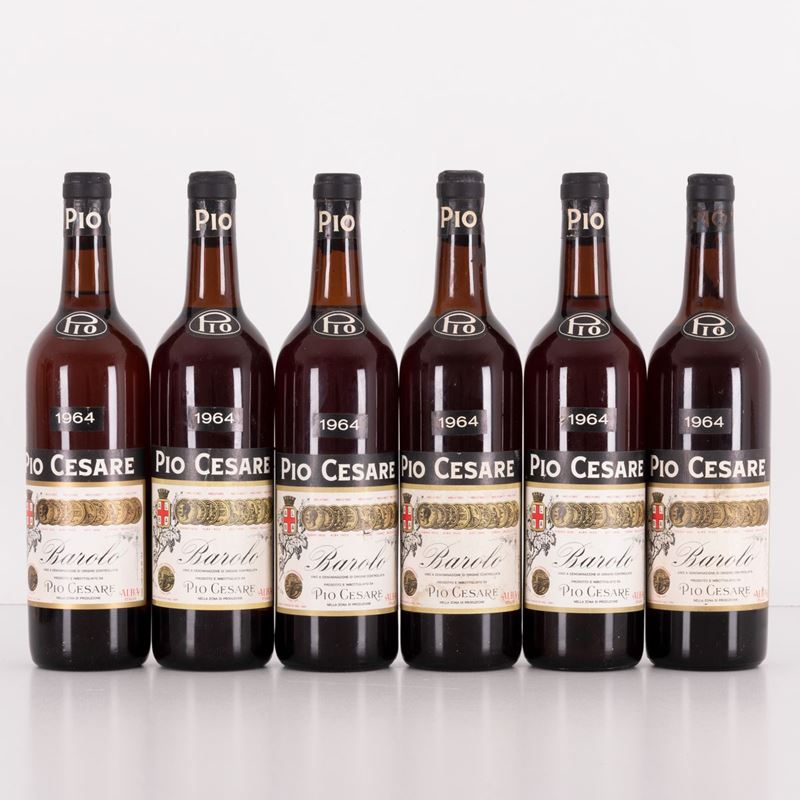 Lotto di 6 Bottiglie Barolo Pio Cesare