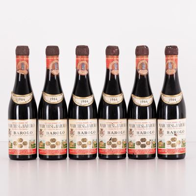 Lotto di 6 Bottiglie Barolo CL.34 Marchesi di Barolo