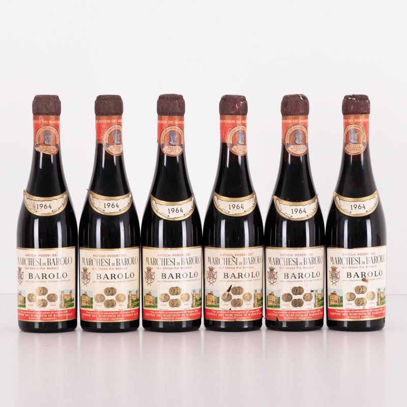 Lotto di 6 Bottiglie Barolo CL.34 Marchesi di Barolo
