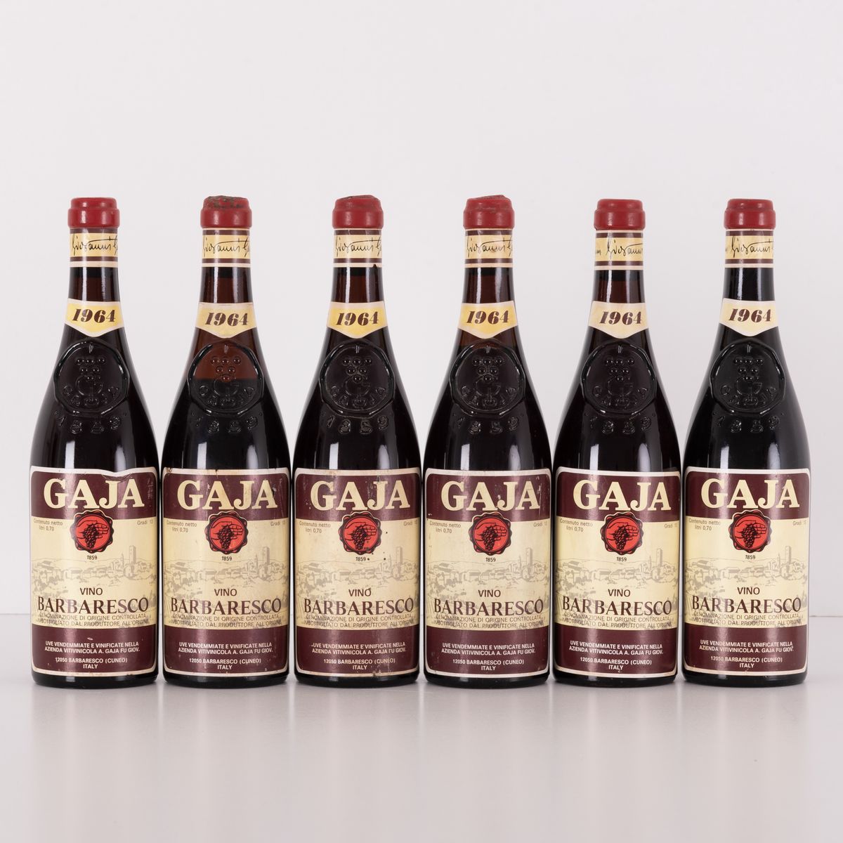 Lotto di 6 Bottiglie Barbaresco Gaja
