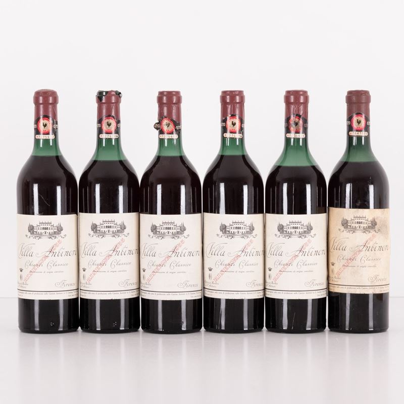 Lotto di 6 Bottiglie Chianti Riserva Villa Antinori