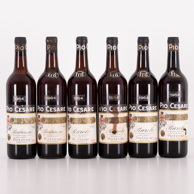 Lotto di 6 Bottiglie Barbaresco Pio Cesare