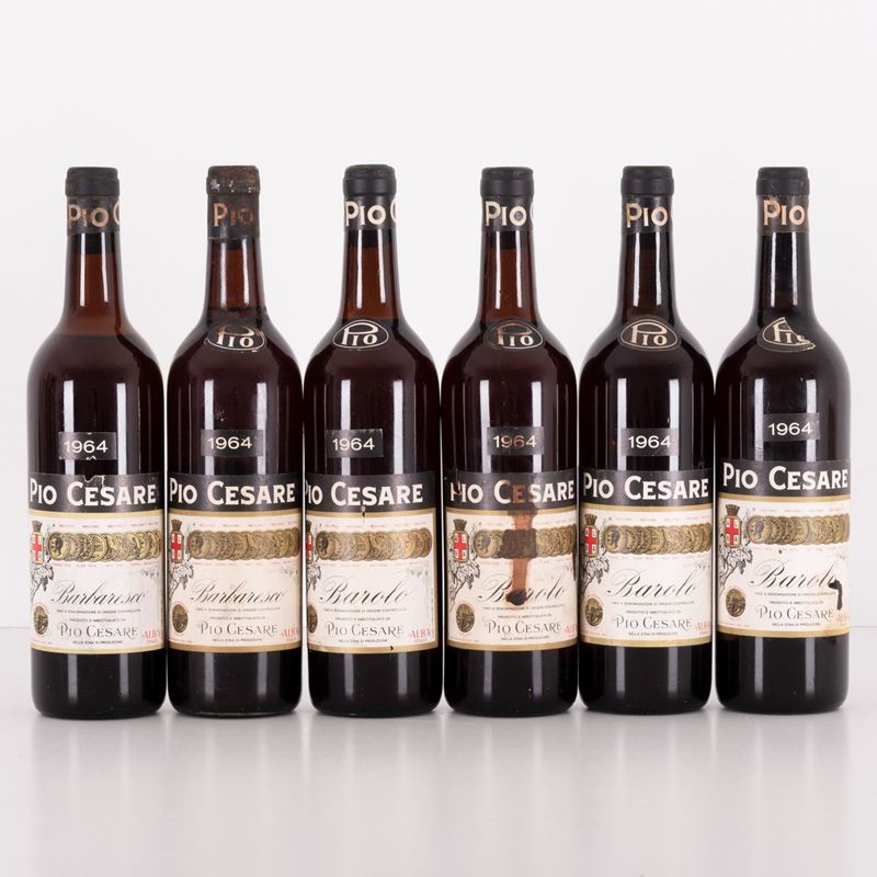 Lotto di 6 Bottiglie Barbaresco Pio Cesare