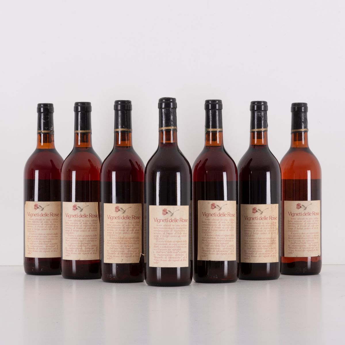 Lotto di 7 Bottiglie Brunello di Montalcino dei Roseti