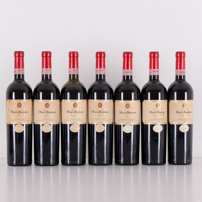Lotto di 7 Bottiglie Barbaresco Riserva Marco Bonfante