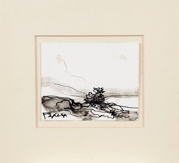 Giacomo Balla : Senza Titolo  - Acquerello su carta - Asta Arte Moderna e Contemporanea - Gliubich Casa d'Aste