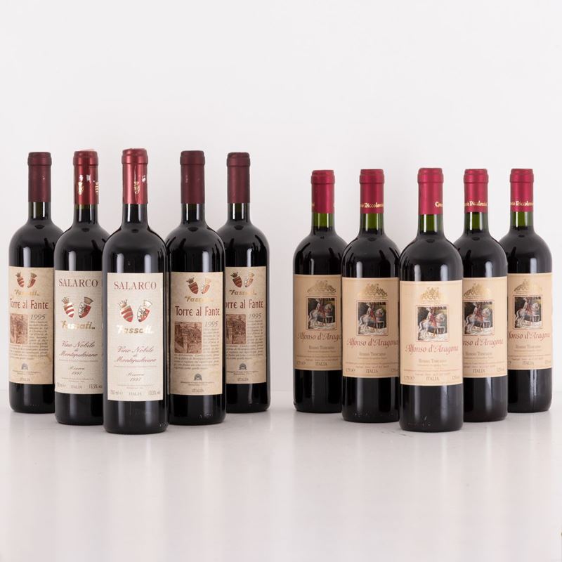 Lotto di 10 bottiglie