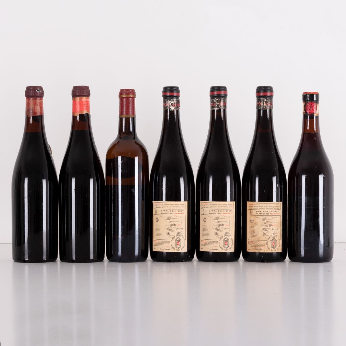 Lotto di 7 Bottiglie Barbaresco