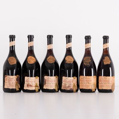 Lotto di 6 Bottiglie Gattinara Luigi Rizzo