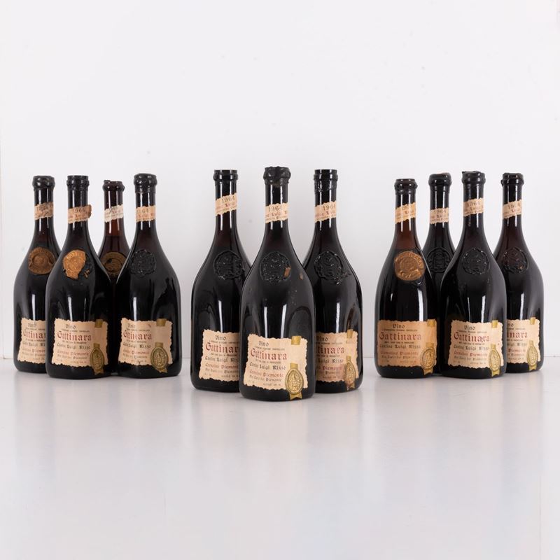 Lotto di 11 Bottiglie Gattinara Luigi Rizzo