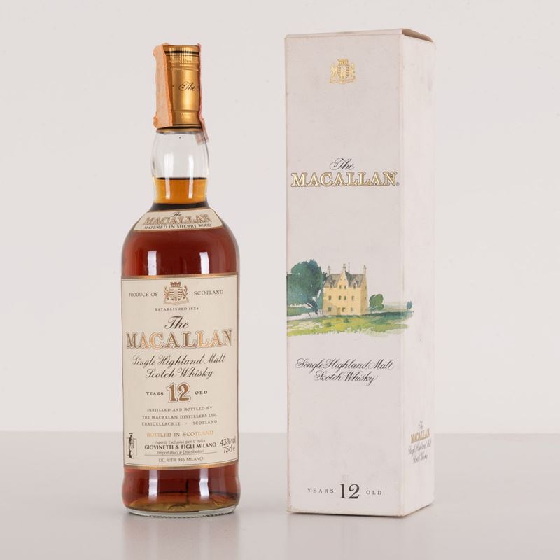 Mac Callan Single Malt Schotch Whisky 12 Yo Giovinetti