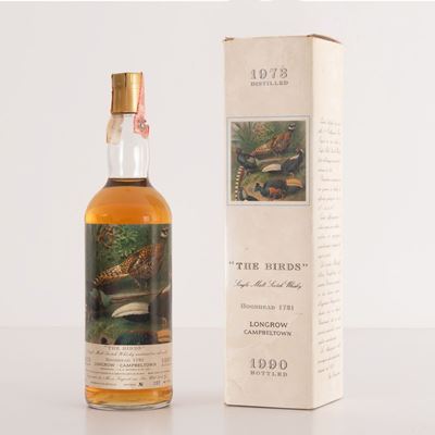 Longrow-campbel Town Single Malt Scotch Whisky The Birds Mongiardino