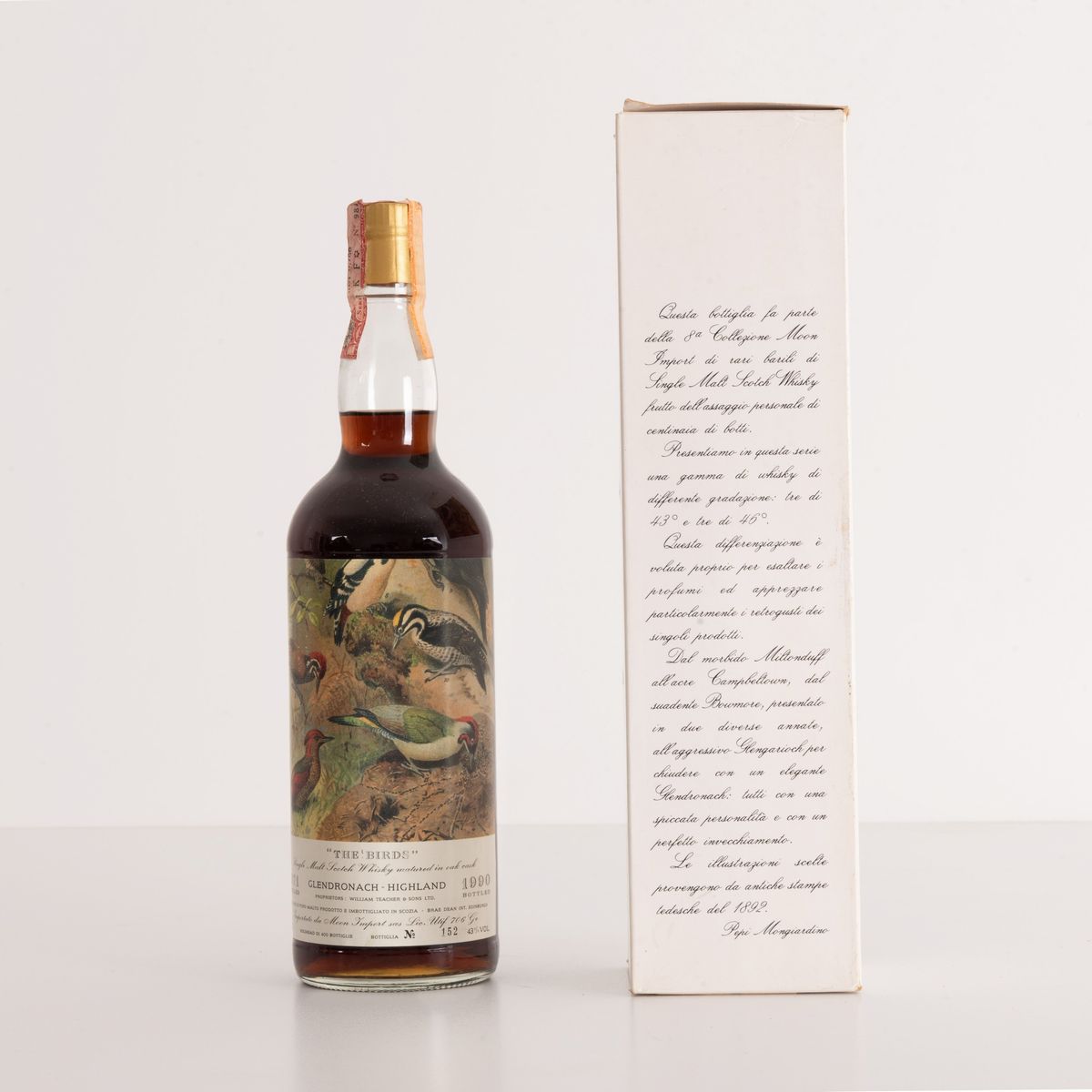 Glendronach Town Single Malt Scotch Whisky The Birds Mongiardino