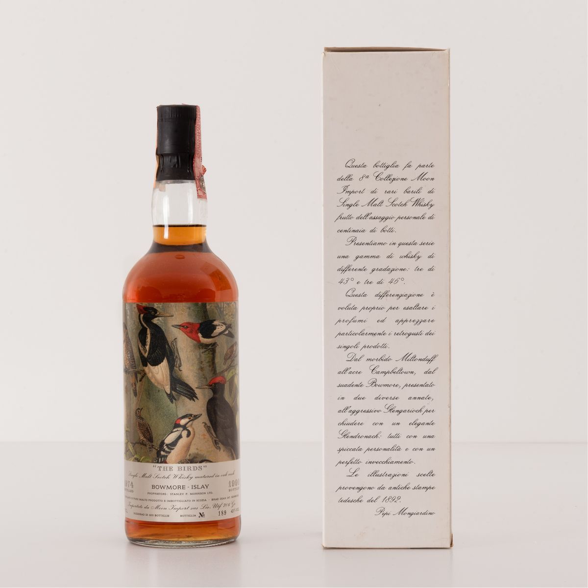 Bowmore Town Single Malt Scotch Whisky The Birds Mongiardino