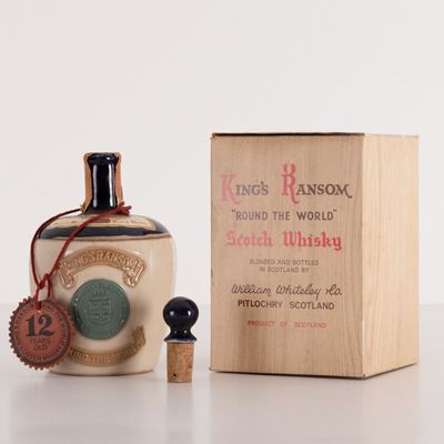 William Whiteley Co. King's Ransom Blended Scotch Whisky Round The World 12yo
