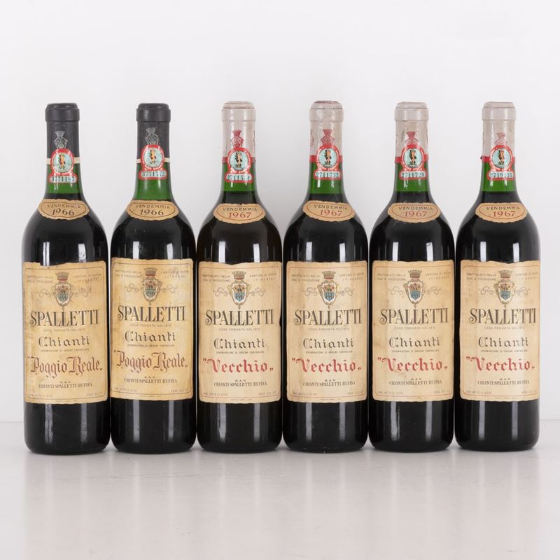 Lotto di 6 bottiglie Spalletti Chianti "Vecchio"