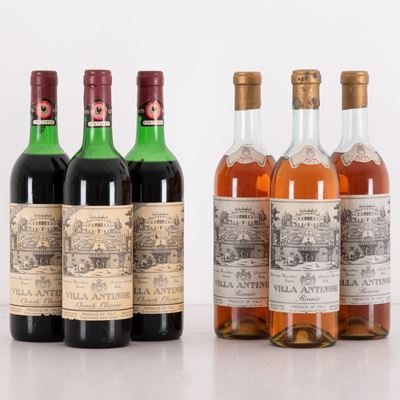 Lotto di 6 Bottiglie Villa Antinori