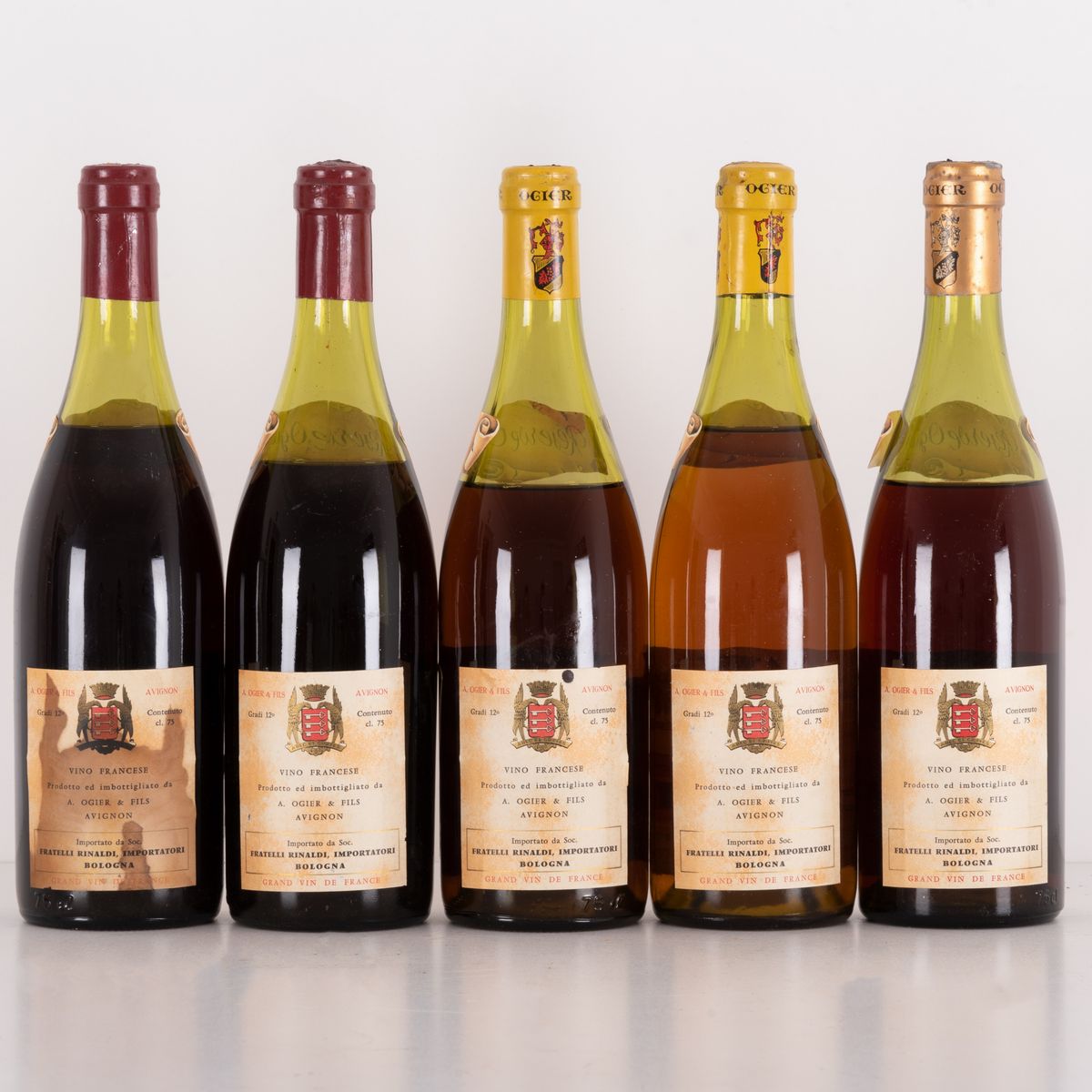 Lotto di 5 Bottiglie Cotes Du Rhone Reserve Ogier H. Ogier & Fils