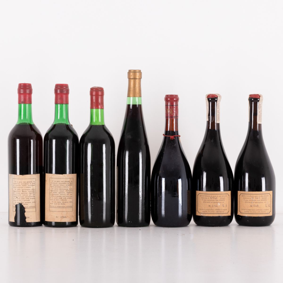 Lotto di 7 Bottiglie Selezione Vini del Sud