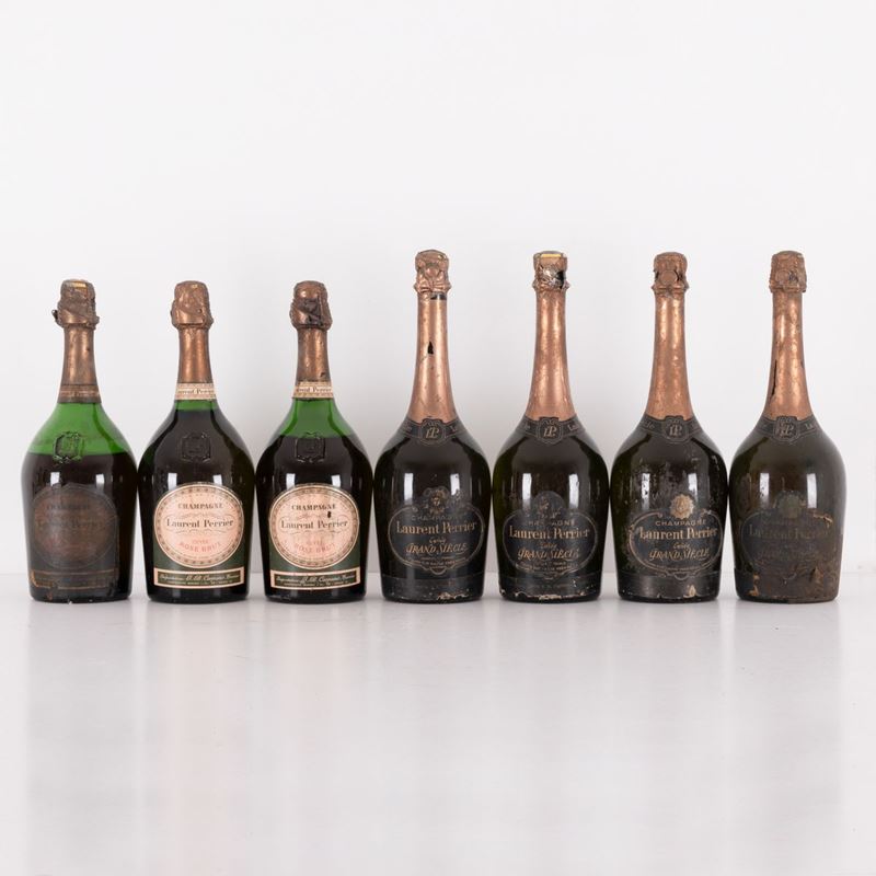 Lotto di 7 Bottiglie Champagne Laurent Perrier