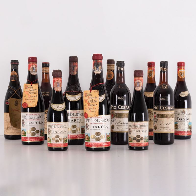 Lotto di 12 Bottiglie Barolo