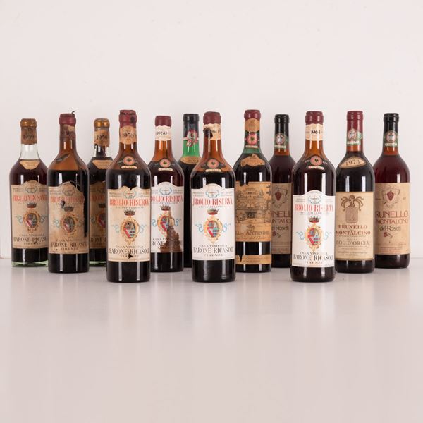 Lotto di 12 bottiglie
