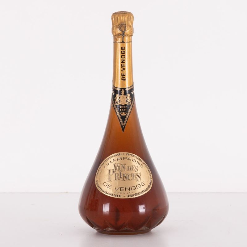 Lotto di 1 Bottiglia Champagne De Venoge Vin Des Princes