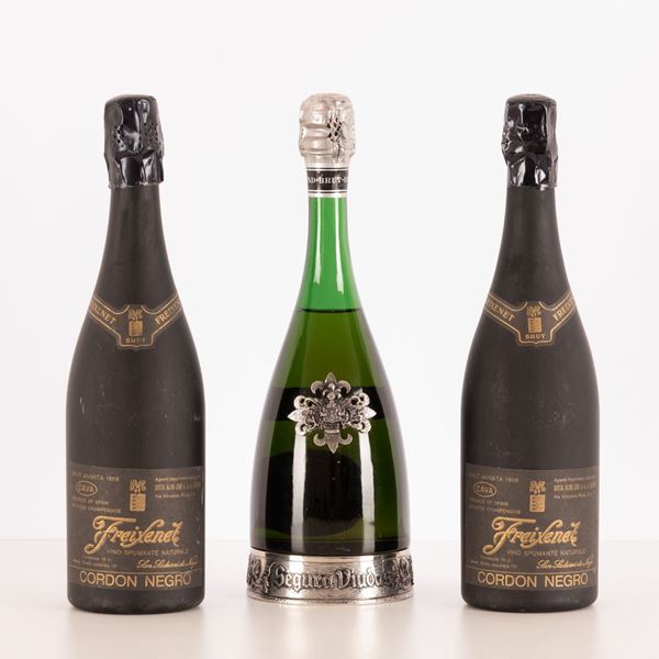 Lotto di 3 bottiglie Champagne