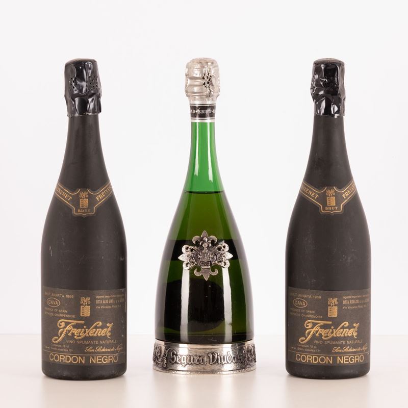 Lotto di 3 Bottiglie Champagne