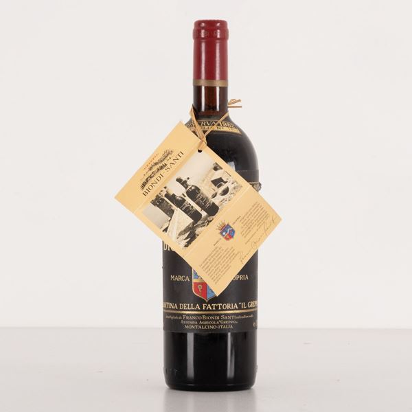 Lotto di 1 bottiglia Brunello di Montalcino Riserva 1982 Biondi-Santi