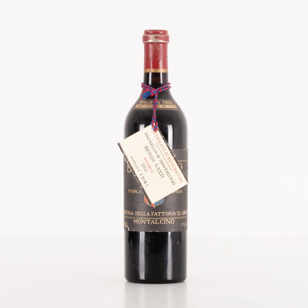 Lotto di 1 Bottiglia Brunello di Montalcino Riserva 1955 Biondi-santi