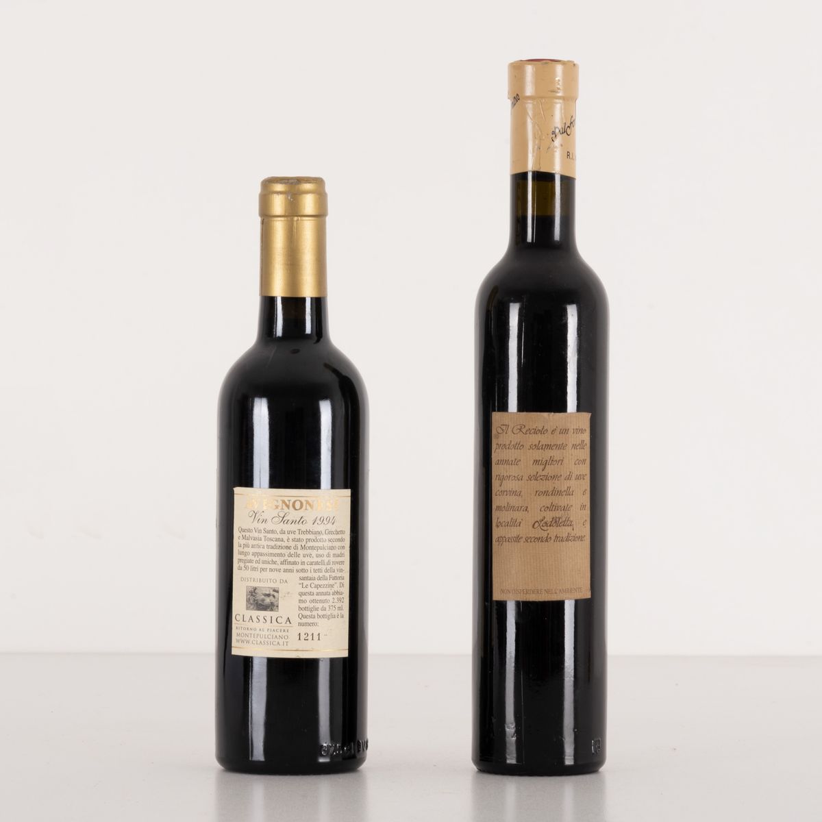 Lotto di 2 Bottiglie Selezione Vini Dolci
