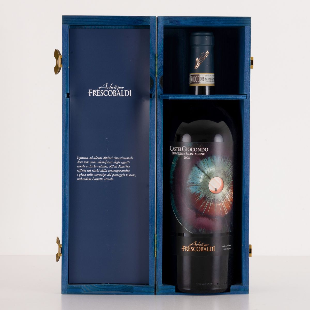 Lotto di 3 Bottiglie Magnum in Confezioni di Legno Originali Brunello di Montalcino "castel Gioco...