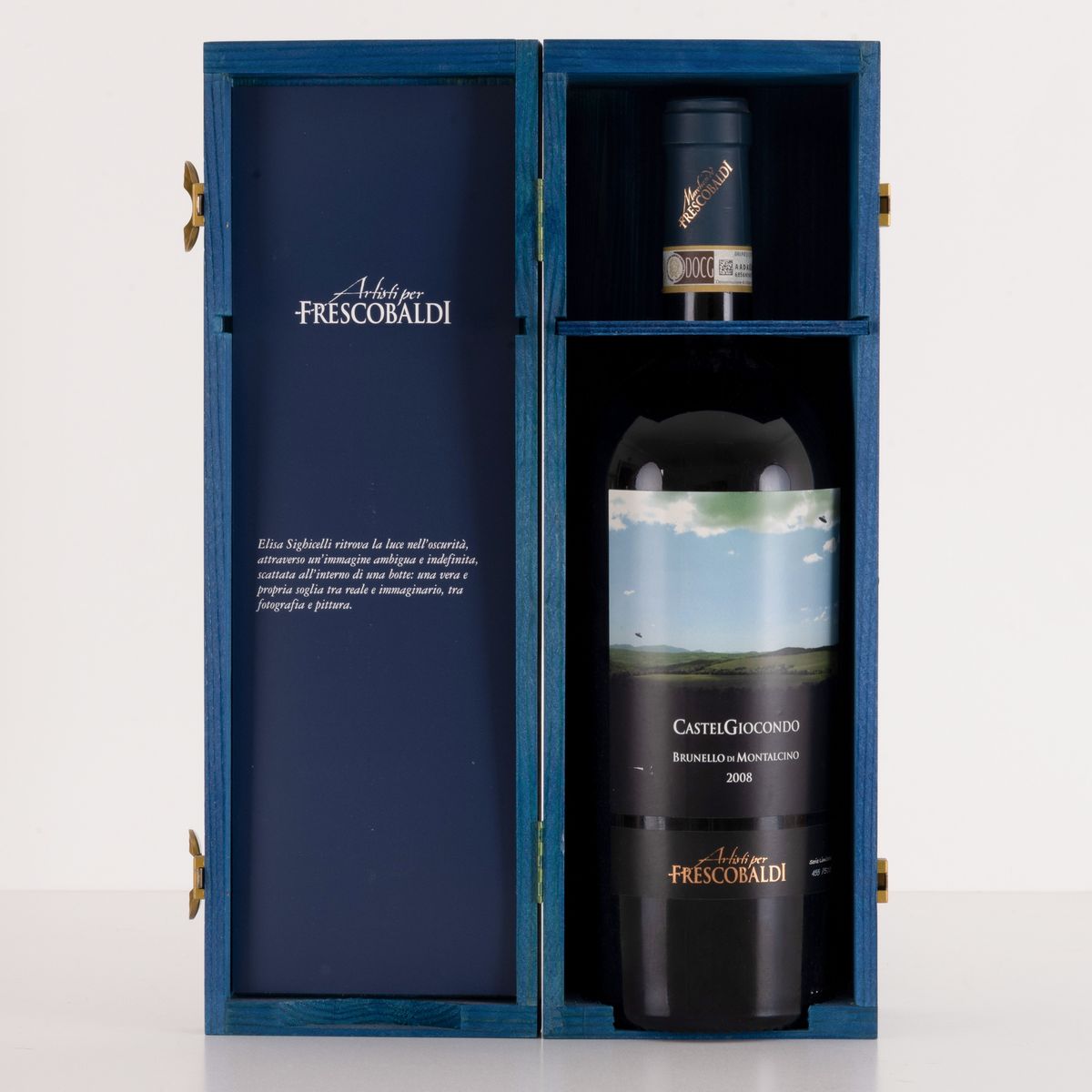 Lotto di 3 Bottiglie Magnum in Confezioni di Legno Originali Brunello di Montalcino "castel Gioco...