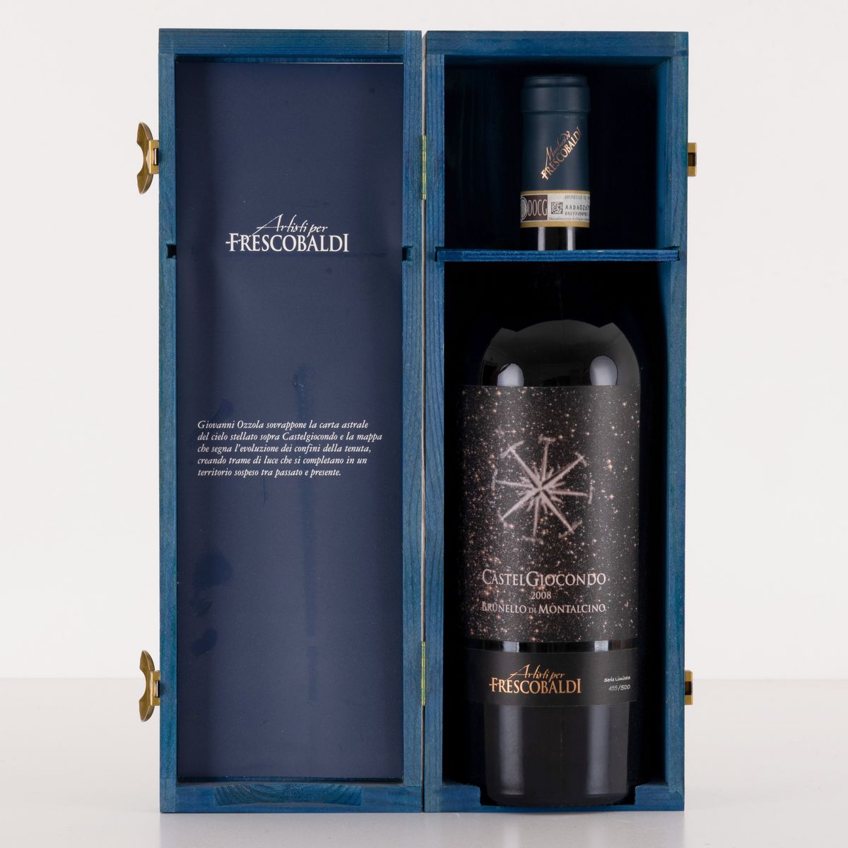 Lotto di 3 Bottiglie Magnum in Confezioni di Legno Originali Brunello di Montalcino "castel Gioco...