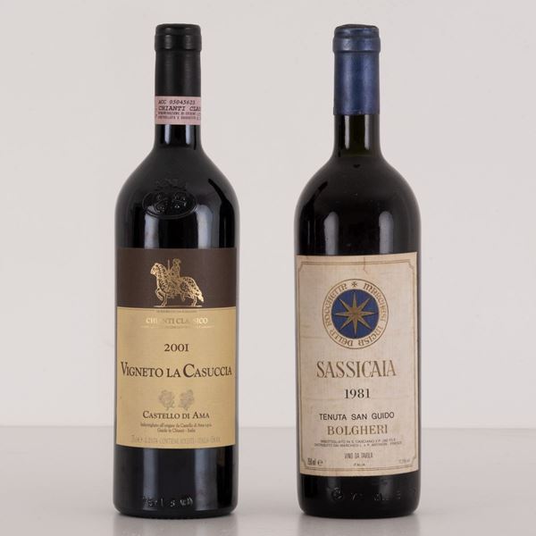 Lotto di due bottiglie Selezione Toscana