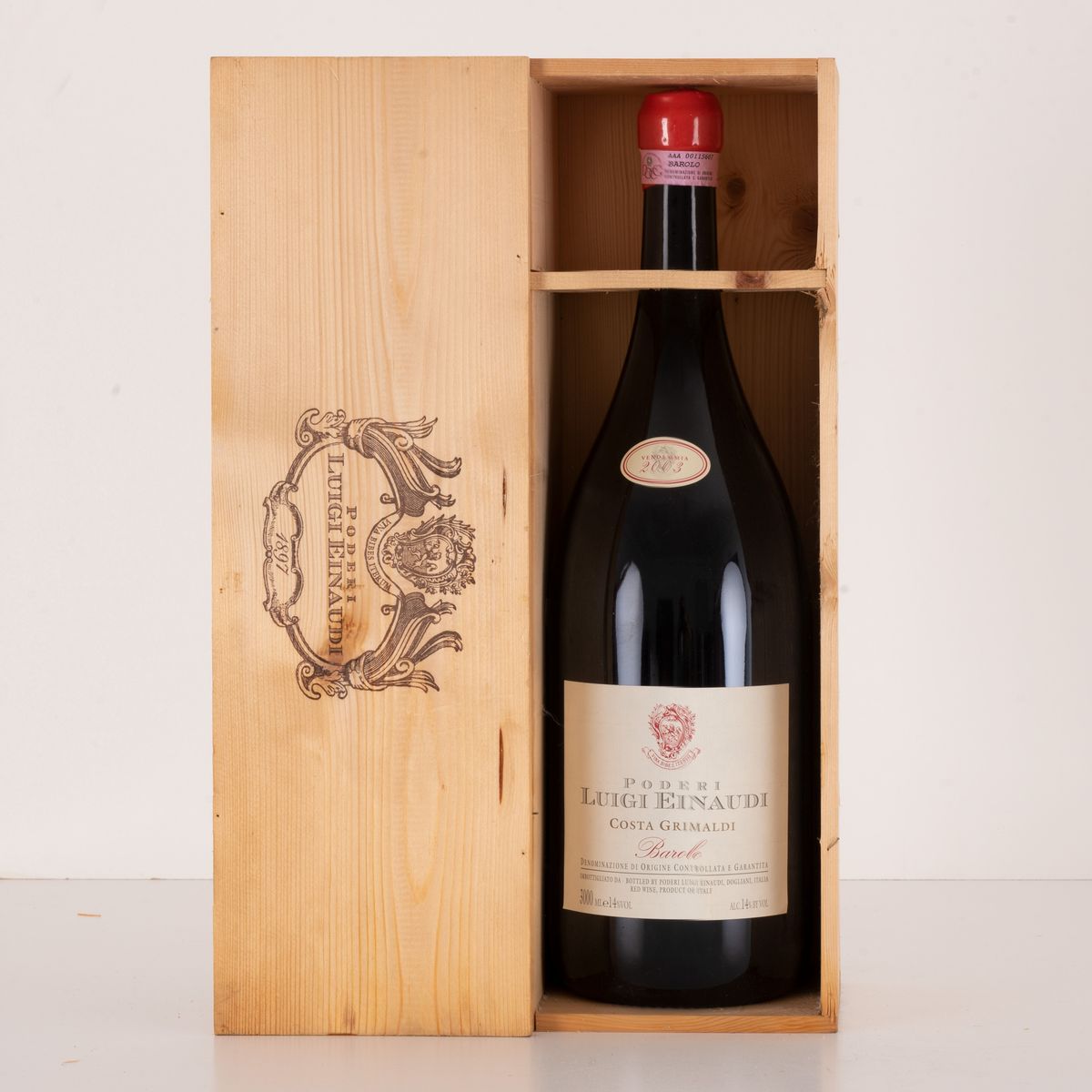 Lotto di 1 Bottiglia Doppio Magnum Barolo Poderi Luigi Enauidi