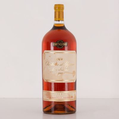 Lotto di 1 Bottiglia da 6 L. con Confezione Originale in Legno Lur Saluces -chateau D'yquen