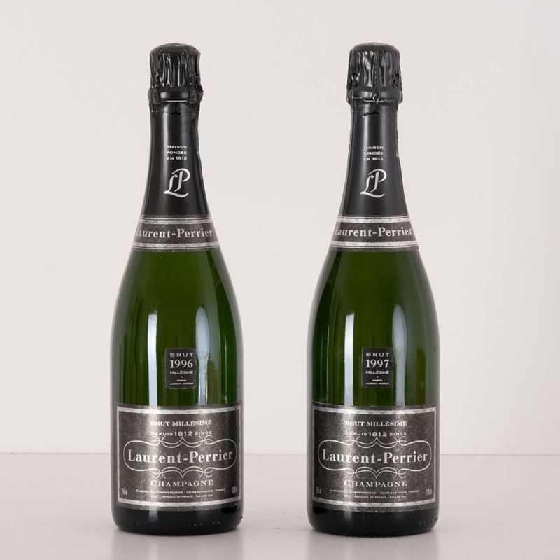 Lotto di 2 Bottiglie Champagne Laurent Perrier
