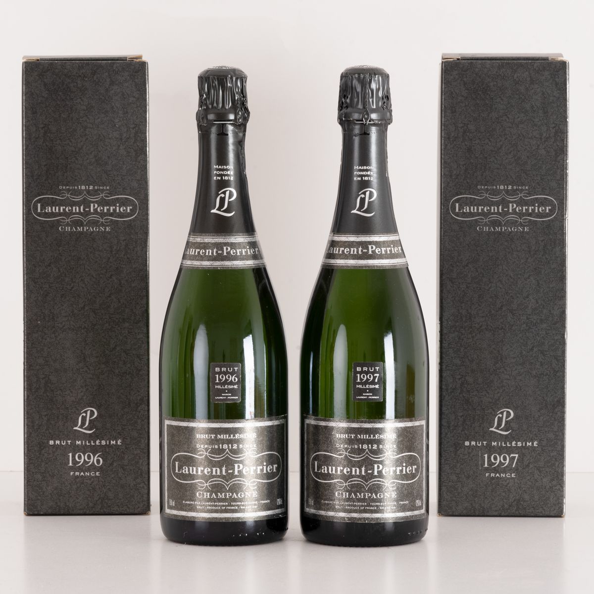 Lotto di 2 Bottiglie Champagne Laurent Perrier
